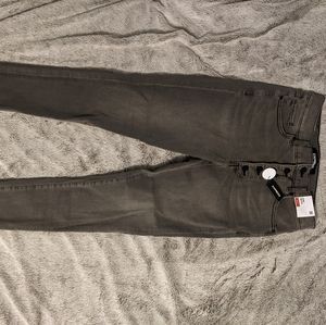 Express High Waisted Button Fly Skinny Jeans 8R